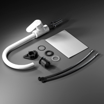 F8007133 Like смеситель для кухни, элегантный белый, шт фото в интернет-магазине Русалия