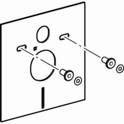 Звукоизолирующий комплект 156.050.00.1 Geberit фото в интернет-магазине Русалия