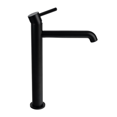 Смеситель для раковины высокий FILARETE Roun FL6020BL, черный фото в интернет-магазине Русалия