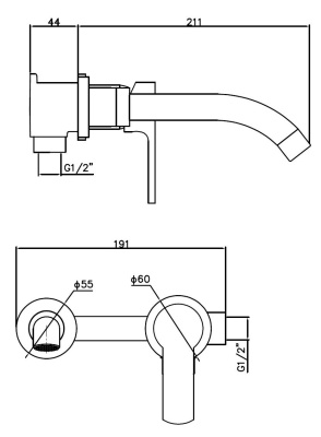 Смеситель для раковины ESKO (SM28 B) фото в интернет-магазине Русалия
