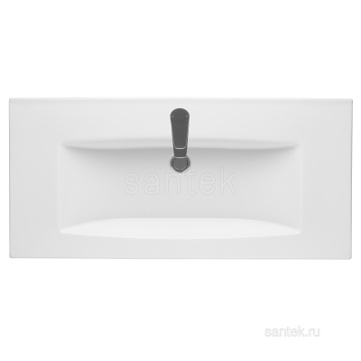 Раковина Santek Элина 100 отверстие под смеситель 1WH501627 фото в интернет-магазине Русалия