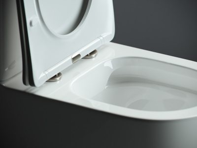 Унитаз компакт безободковый MIA CN1801 с сиденьем микролифт Ceramica Nova фото в интернет-магазине Русалия