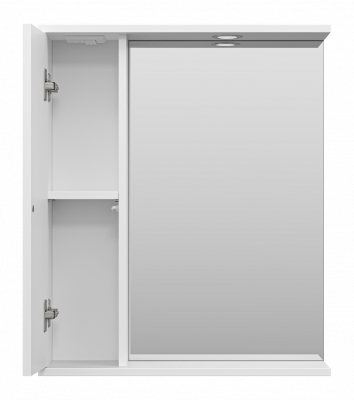 Зеркальный шкаф Лира 60 левый П-Лир04060-013Л Misty фото в интернет-магазине Русалия