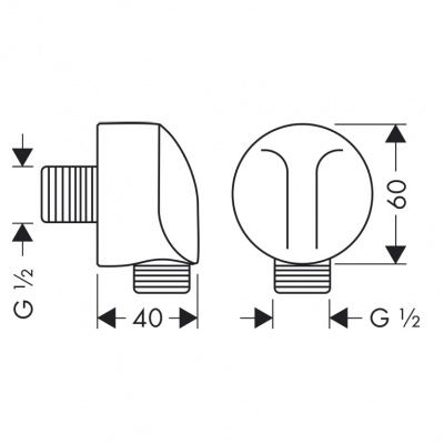 Гигиенический комплект SetLogisE Hansgrohe фото в интернет-магазине Русалия