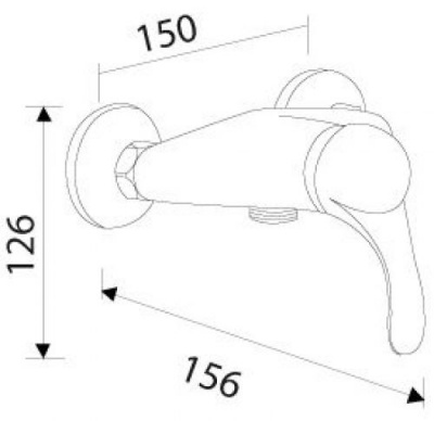 Смеситель для душа Larutta Bronzo VR.LRT-3630.BR Veragio фото в интернет-магазине Русалия