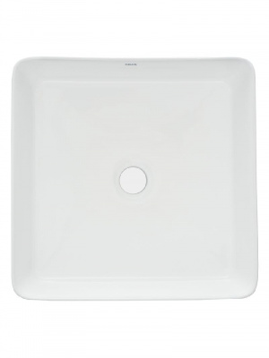 AQM5008 Раковина настольная отдельностоящая прямоугольная. 400*400*110 фото в интернет-магазине Русалия