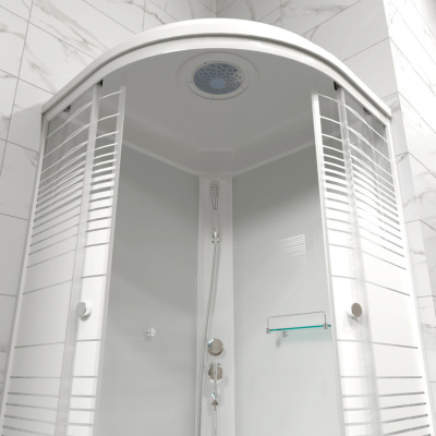 Душевая кабина Полосы 90*90 Б (9 мест+сифон D50) Щ0000061836 Тритон фото в интернет-магазине Русалия