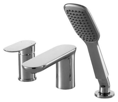 Встраиваемый смеситель на борт ванны Gina F565104C-2-RUS Bravat фото в интернет-магазине Русалия