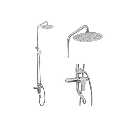 Душевая система Славен с изливом Сталь Ж (СЛ-ОД-Ж60) фото в интернет-магазине Русалия