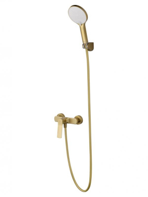 Смеситель для душа WONZON & WOGHAND, Брашированное золото (WW-B2585-BG) фото в интернет-магазине Русалия