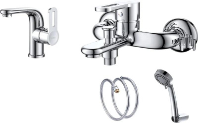 Комплект смесителей DK DA1350001SET (DA1352101,DA1353201) фото в интернет-магазине Русалия