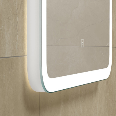 Зеркало с подсветкой Lacio 800x900 ЗЛП756 Continent фото в интернет-магазине Русалия