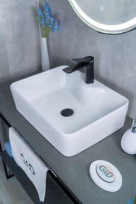 Раковина накладная Gid N9091 фото в интернет-магазине Русалия