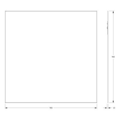 Зеркало настенное с фацетом Standard EVOFORM 90x90 см, BY 0228 фото в интернет-магазине Русалия