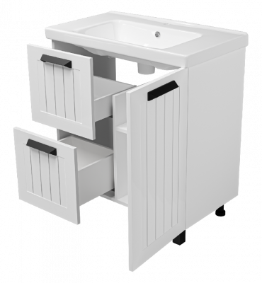 Тумба Спарта 80 с раковиной Dreja Harmonia 80 Misty фото в интернет-магазине Русалия