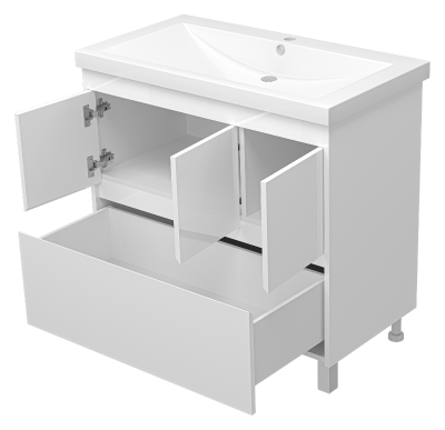 Тумба Алиса 90 с раковиной Misty Алиса 90 Misty фото в интернет-магазине Русалия