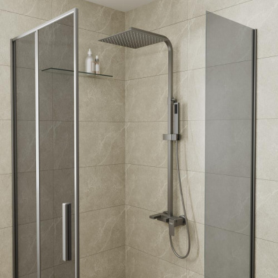 Душевая система DK серый графит Bayern.Liszt (DA1513706A04) фото в интернет-магазине Русалия