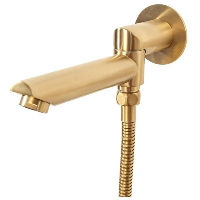 Душевая система встраиваемая Hansberge H6095MG, матовое золото фото в интернет-магазине Русалия