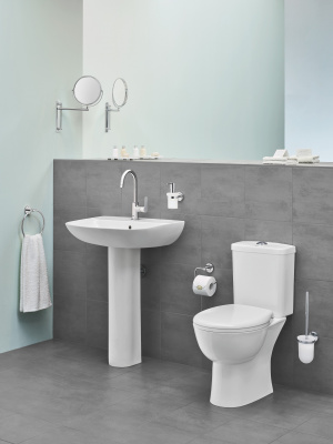 Унитаз безободковый 39349000 с бачком 39436000 Bau Ceramic Grohe фото в интернет-магазине Русалия