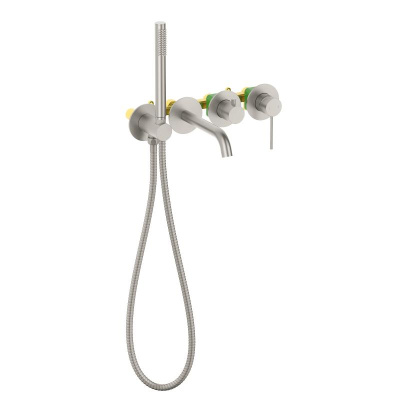 Смеситель встроенный для ванны с душем Timo Saona никель (2314/13YSM) фото в интернет-магазине Русалия