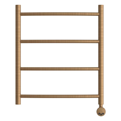 Полотенцесушитель электрический Point Афина PN04156BRE П4 500x600 левый/правый, бронза фото в интернет-магазине Русалия