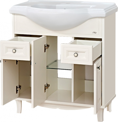Тумба Шармель 80 с раковиной Kirovit Классик 80 Misty фото в интернет-магазине Русалия