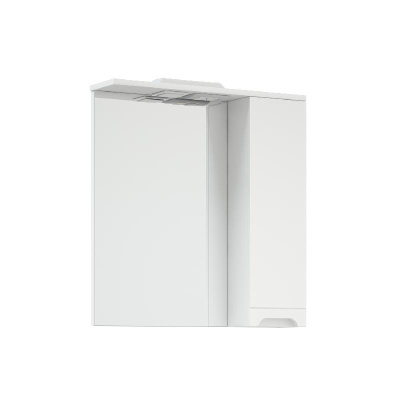 Зеркало-шкаф "Лея 65/С" белое Corozo фото в интернет-магазине Русалия