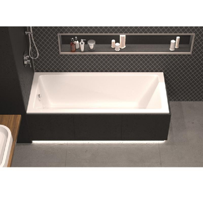 Акриловая ванна WHITECROSS Wave Slim 170x70 акрил 0111.170070.100 фото в интернет-магазине Русалия