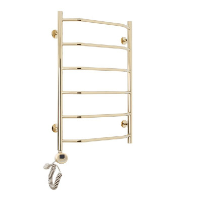 Электрический полотенцесушитель Лаура П6 500x800 EL , золото глянец Domoterm фото в интернет-магазине Русалия