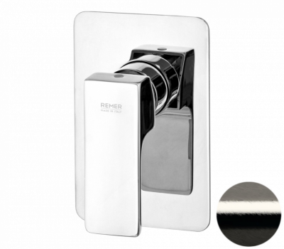 Смеситель для душа Remer Absolute AU30NP, никель брашированный фото в интернет-магазине Русалия