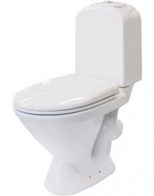 Унитаз Classic Basic с сиденьем термопласт-микролифт WC.CC/Classic/2-TM/WHT.G/S1 Sanita Luxe фото в интернет-магазине Русалия