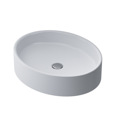 M8FWCC20550WG Func Раковина накладная, овал , 55 см, цвет белый глянец Am.Pm фото в интернет-магазине Русалия