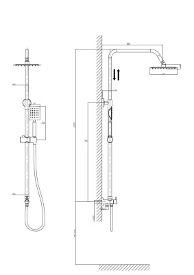 Душевой комплект RUSH Bella (BL4535-115) фото в интернет-магазине Русалия