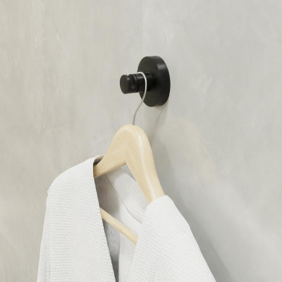 Крючок для ванной FIXSEN COMFORT BLACK FX-86005, черный фото в интернет-магазине Русалия