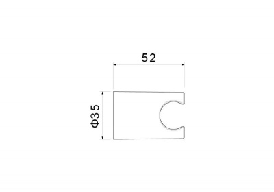 Держатель ручного душа AQUATEK AQ2404CR фото в интернет-магазине Русалия