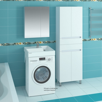 Раковина над стиральной машиной Юпитер 600/90/600 с комплектующими СаНта фото в интернет-магазине Русалия