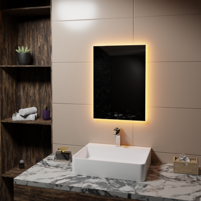 Зеркало для ванной прямоугольное LINE V 500х700 OWLM200900 OWL фото в интернет-магазине Русалия