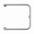 Водяной полотенцесушитель П-образный 1" 500х500 4620768881374 Terminus фото в интернет-магазине Русалия