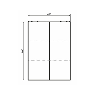 Шкаф подвесной Comforty Порто-50 дуб дымчатый фото в интернет-магазине Русалия