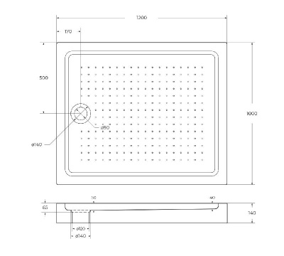 Акриловый поддон BelBagno TRAY-BB-AH-120/100-15-W фото в интернет-магазине Русалия