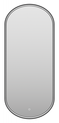 Зеркало Saturn 500x1150 (черное) SAT-Dro1-050-black Brevita фото в интернет-магазине Русалия