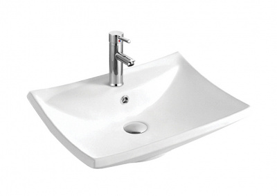 Раковина Aquatek AQ5518-00 600*460*170, для установки на столешницу фото в интернет-магазине Русалия