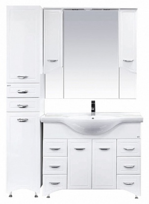 Шкаф - пенал Дрея 35 левый Э-Дре05035-01СЛ Misty фото в интернет-магазине Русалия