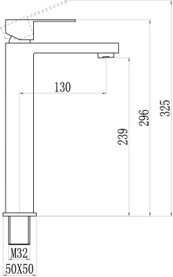 Смеситель для раковины Savol (S-SUS2003H) фото в интернет-магазине Русалия