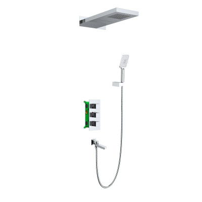Душевая система встроенная с термостатом Timo Petruma (SX-5079/00SM) хром фото в интернет-магазине Русалия