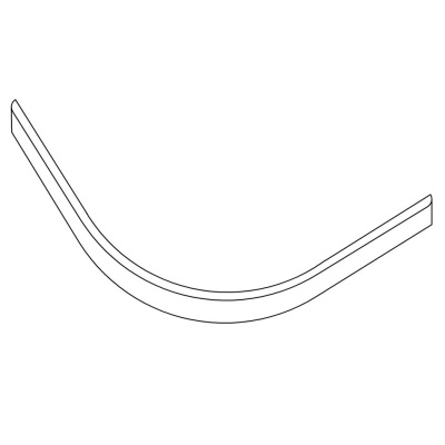 Душевой поддон полукруг 90х90 DP-0000003 Акватек фото в интернет-магазине Русалия