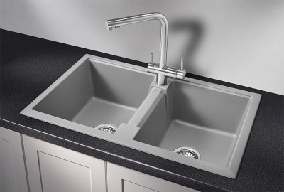 Кухонная мойка GRANULA (8101, АЛЮМИНИУМ ) фото в интернет-магазине Русалия