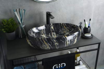 Раковина накладная Gid Mnc163 фото в интернет-магазине Русалия