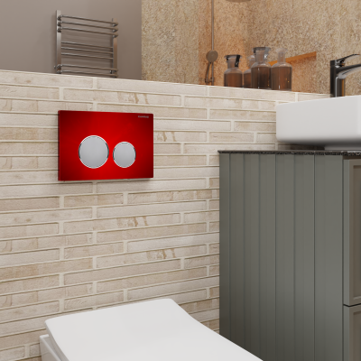 Клавиша для инсталляции CHARUS TM FP.330.RED.10 фото в интернет-магазине Русалия