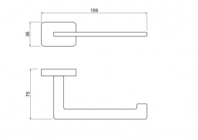 Бумагодержатель AQUATEK AQ4308CR ЛИБРА фото в интернет-магазине Русалия
